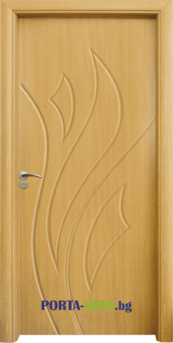 Интериорна врата серия Стандарт, модел 033p, цвят Светъл дъб