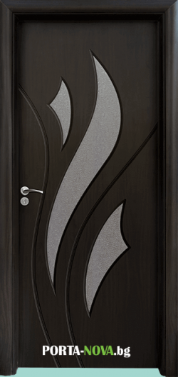 Интериорна врата серия Стандарт, модел 033, цвят Венге