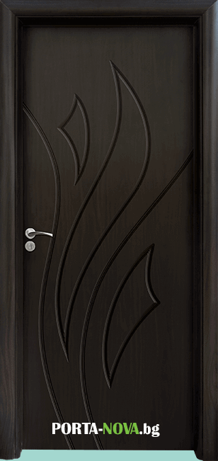 Интериорна врата серия Стандарт, модел 033p, цвят Венге
