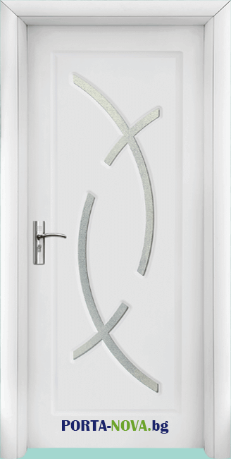 Интериорна врата серия Стандарт, модел 056, Бял