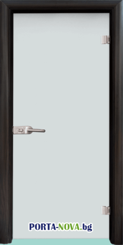 Стъклена интериорна врата модел Matt G-11, цвят Венге