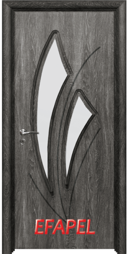 Интериорна врата Efapel, модел 4553 O, цвят Сив ясен