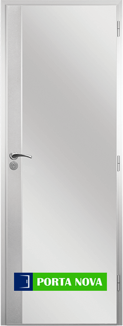 Алуминиева врата серия Стандарт, гръб с лайсна от алуминий