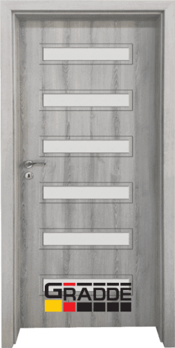 Интериорна врата серия Gradde, модел Schwerin, Ясен Вералинга
